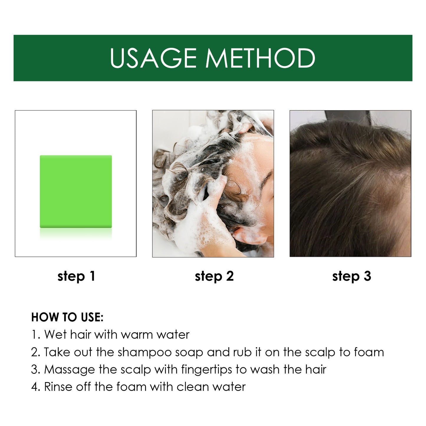Rosemary Hair Growth Shampoo Bar — Natural Scalp Cleanser