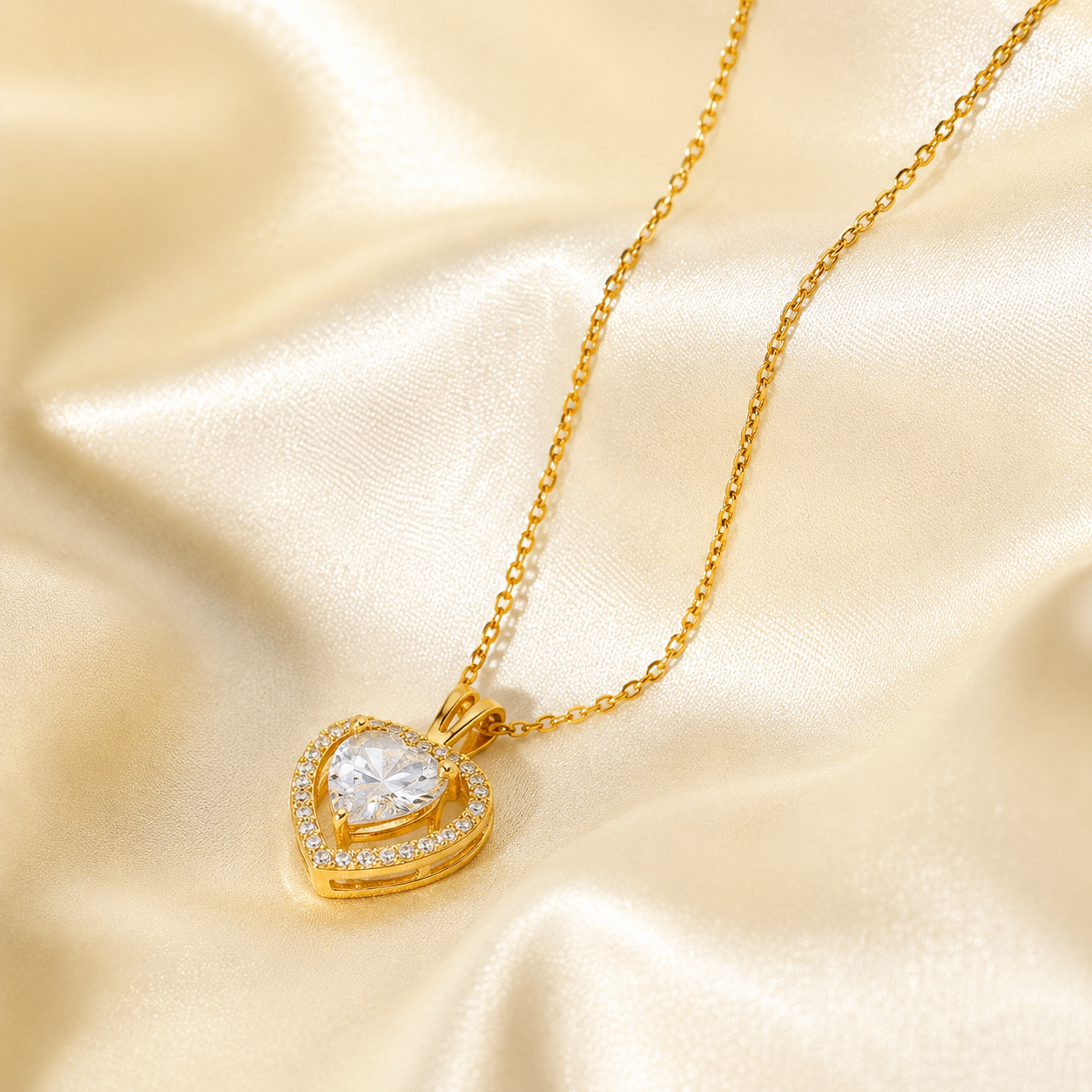 Exquisite Women's Wedding Jewelry Stainless Steel Gold