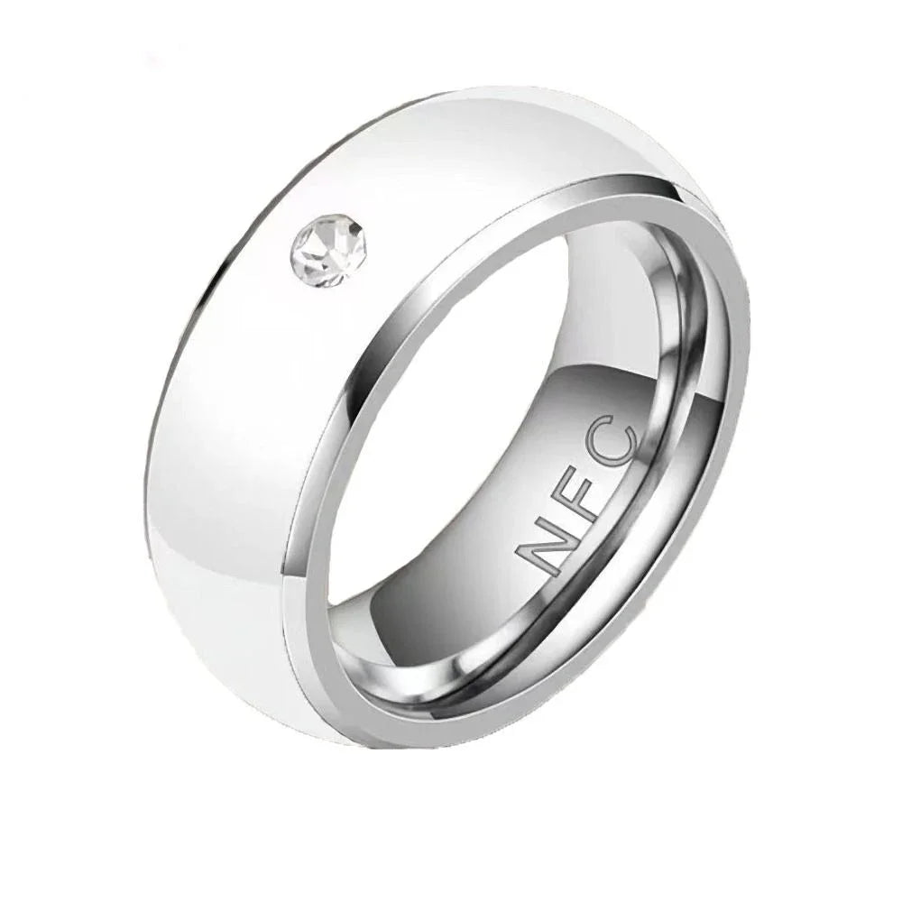 Fashion NFC Smart Ring – Waterproof Intelligent Wearable for Android, Unisex