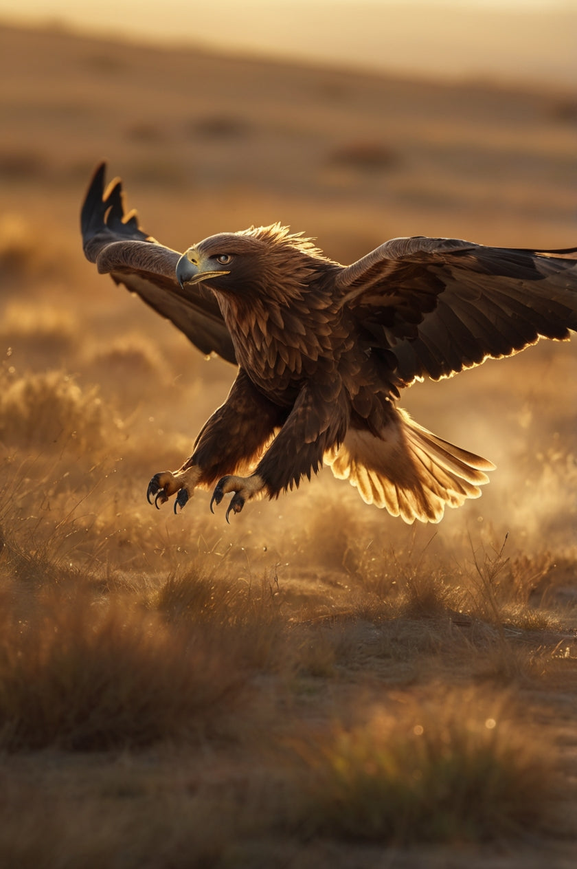 Golden Eagle - AI 3D Animated Wildlife Wallpaper