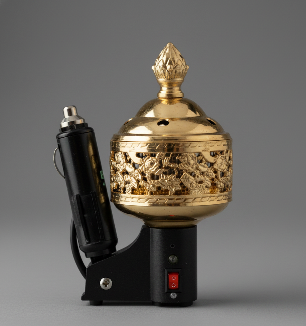 Electric Car Diffuser – Luxury Gold Design