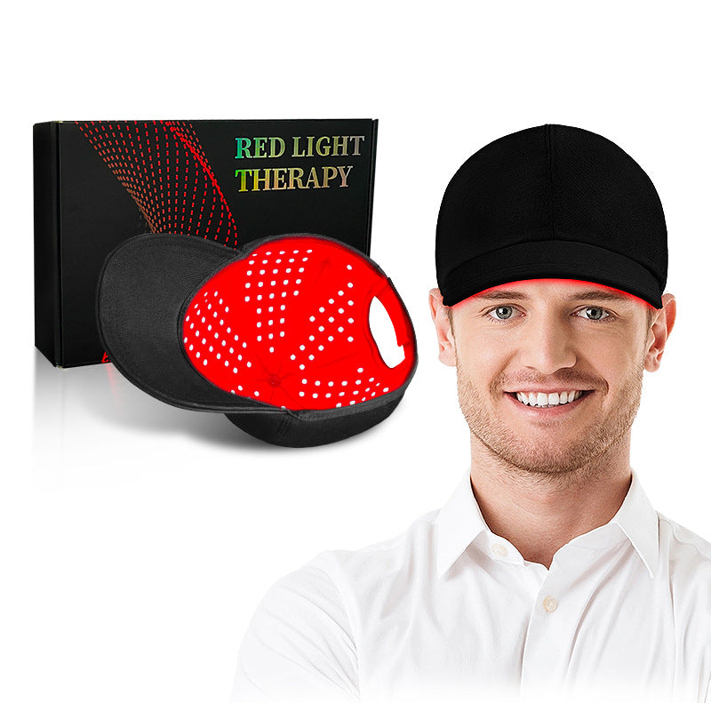 Red Light Hair Growth Cap — 180 LED Phototherapy Hat