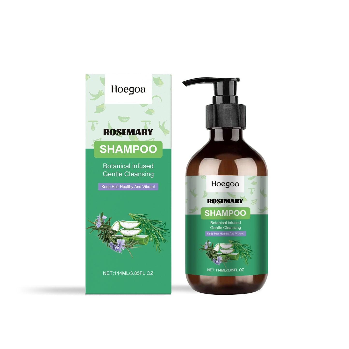 Rosemary Moisturizing Shampoo — Nourishing Scalp Cleanser with Vitamin E