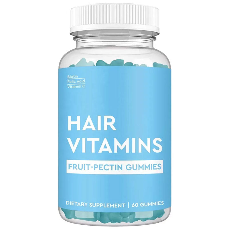 Biotin Hair Growth Gummies — 60 Capsules with Collagen & Vitamins