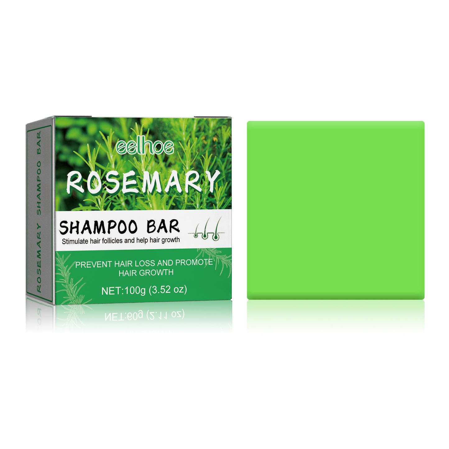Rosemary Hair Growth Shampoo Bar — Natural Scalp Cleanser