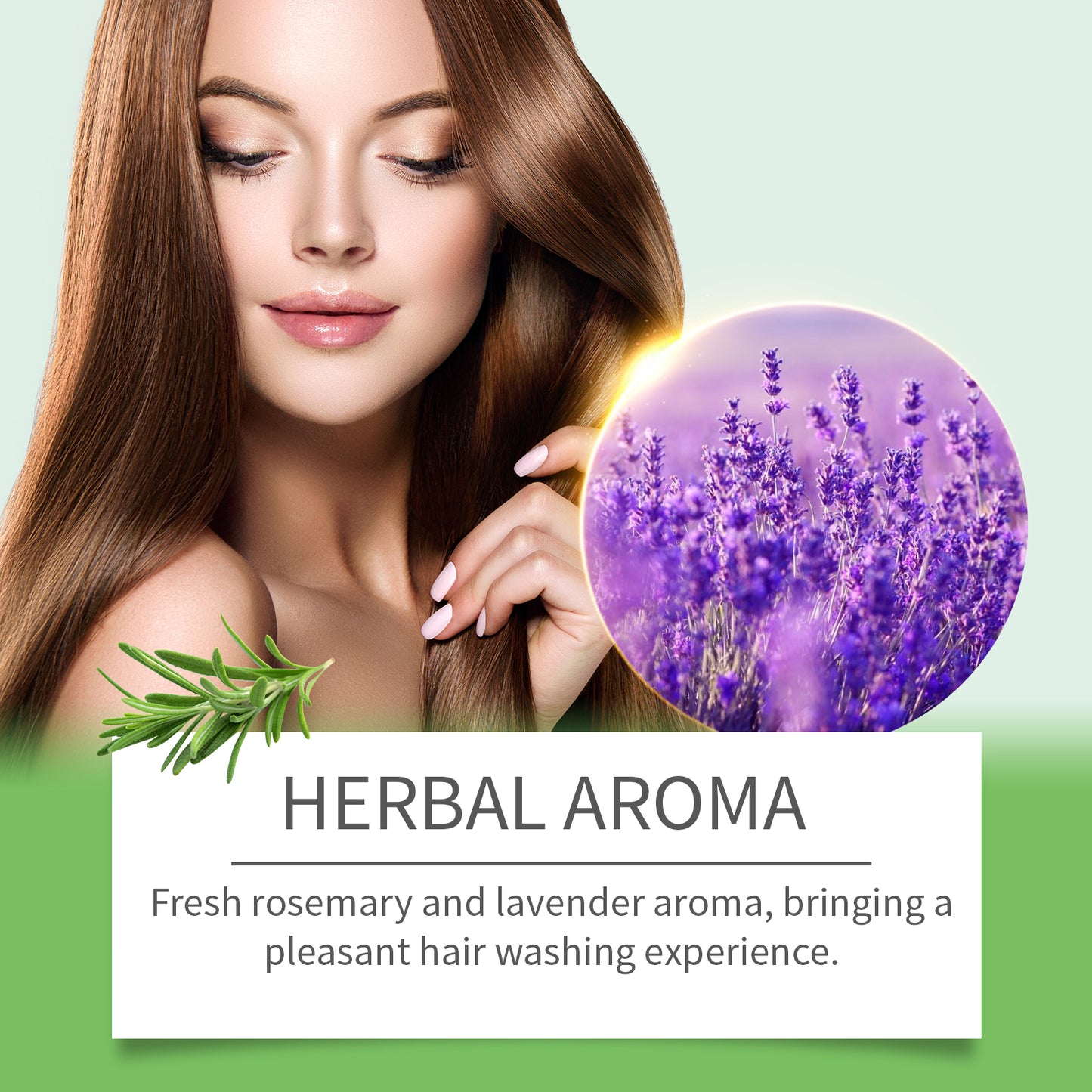 Rosemary Moisturizing Shampoo — Nourishing Scalp Cleanser with Vitamin E