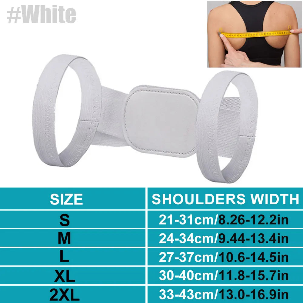 Posture Corrector Belt – Adjustable Back & Shoulder Support Brace for Men & Women