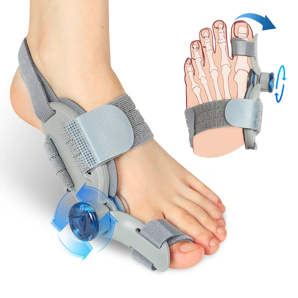 Bunion Corrector – Adjustable Hallux Valgus Brace & Toe Separator