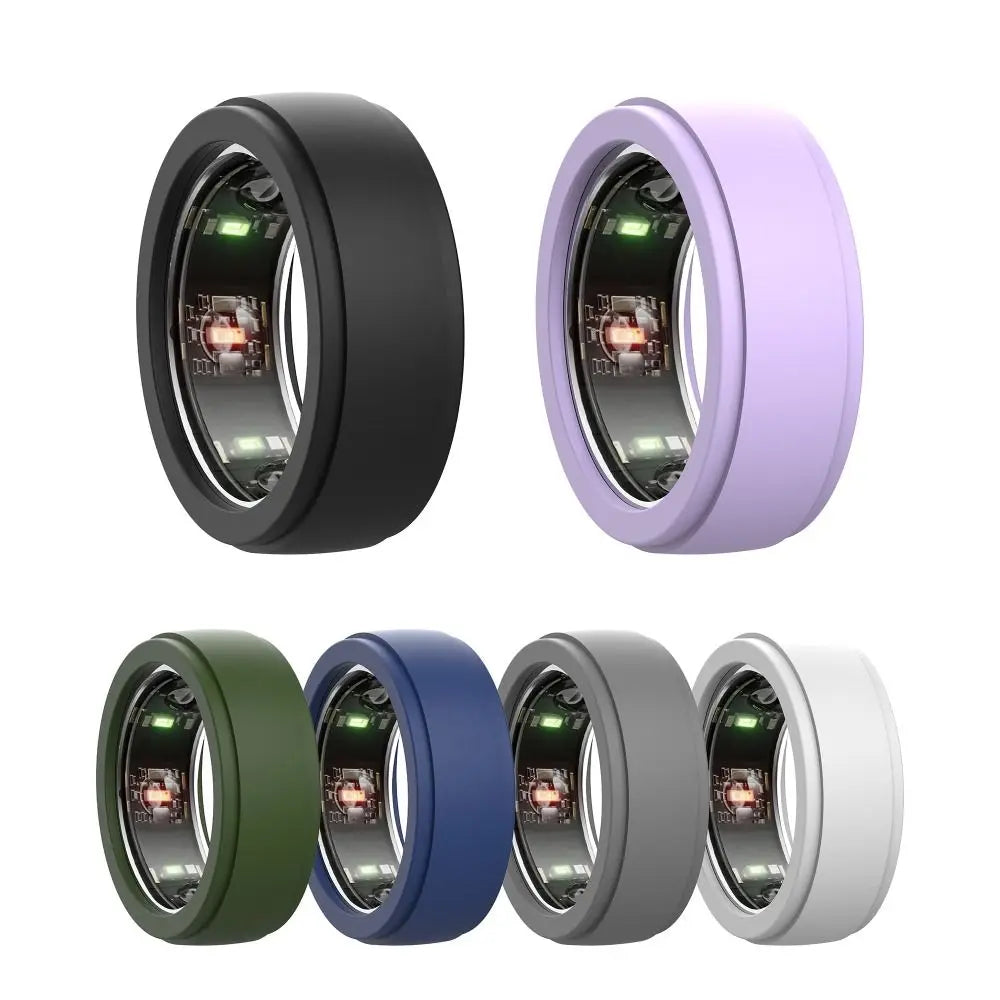 Silicone Protective Case for Oura Ring Gen 3 – Elastic Scratch & Sweat-Resistant Cover