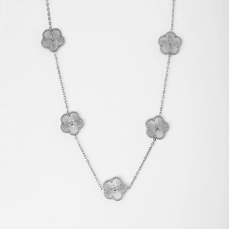 18K Gold Plated Double Sided Chain Necklace for Women
