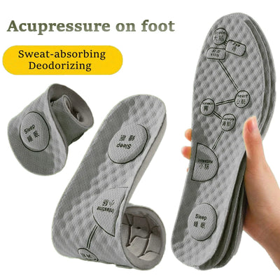 Acupressure Foot Insoles – Breathable Orthopedic Shoe Sole for Men & Women
