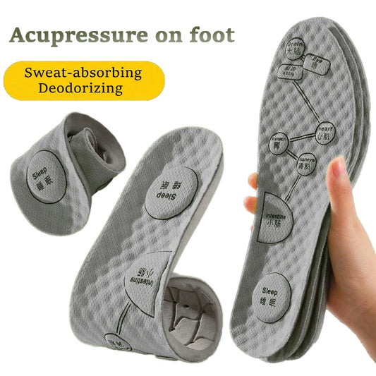 Acupressure Foot Insoles – Breathable Orthopedic Shoe Sole for Men & Women