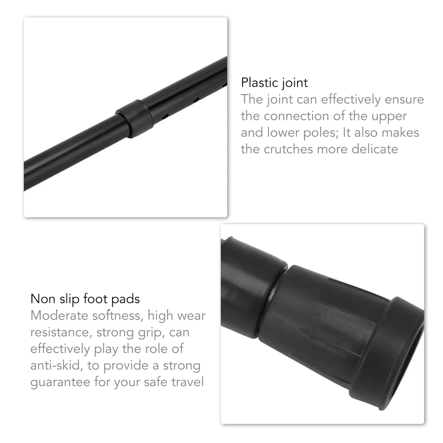 Adjustable Folding Walking Cane for Elderly — Ergonomic Handle