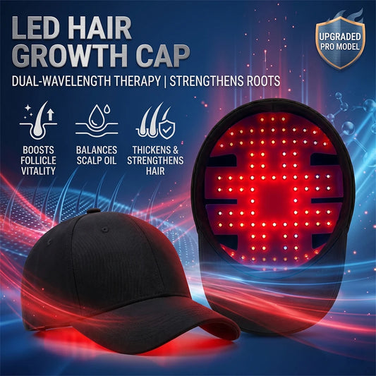 LED Hair Growth Cap – Red & Blue Light Scalp Care Device