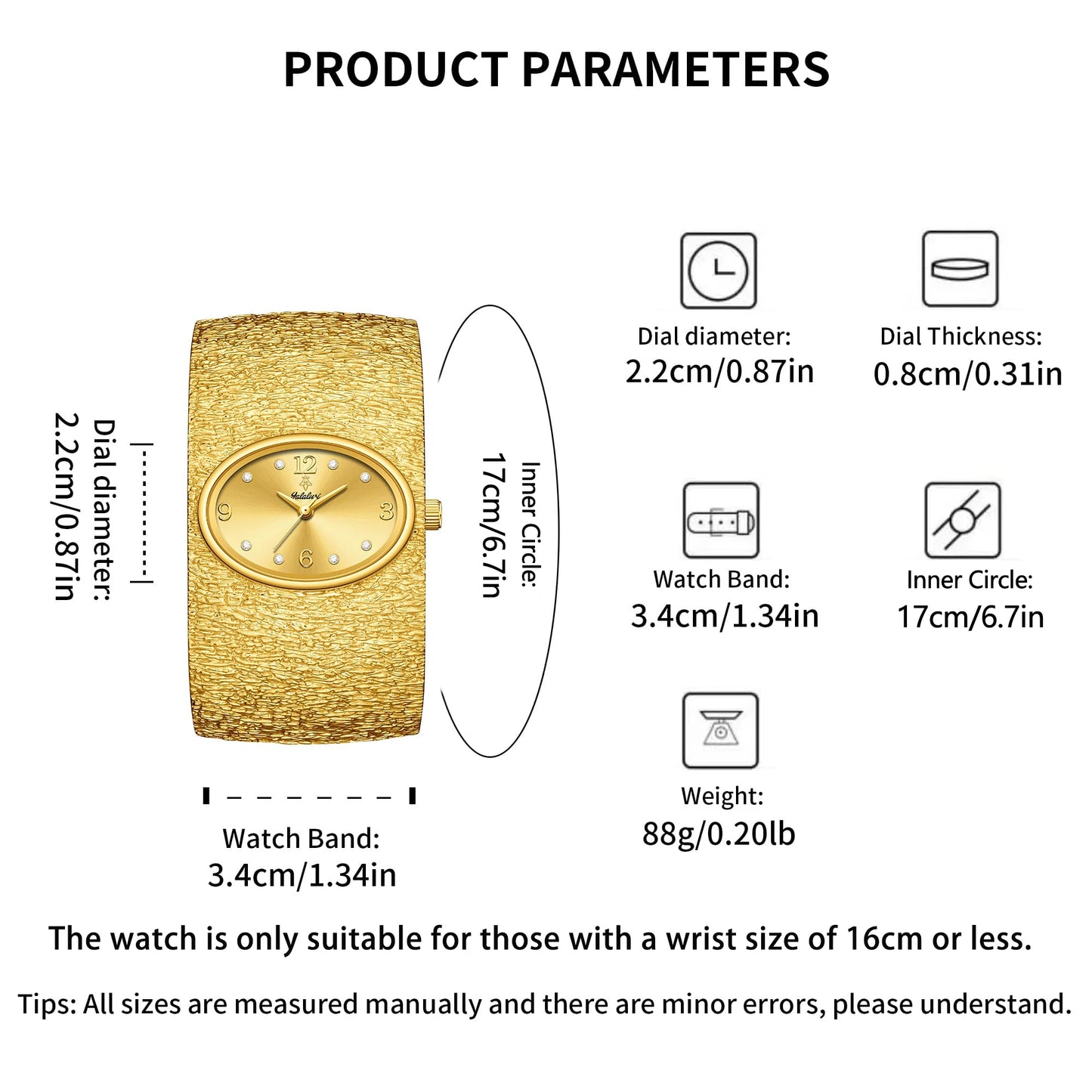 Luxury Gold Bracelet & Watch Set for Women