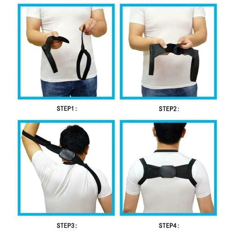 Posture Corrector Back Brace – Upright Spine Support for Humpback & Lumbar Relief