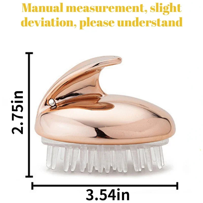 Scalp Massager Shampoo Brush – Silicone Soft Teeth Hair Washing Brush