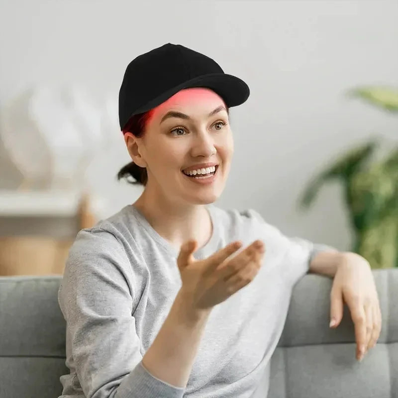 LED Red Light Therapy Hair Growth Cap – Laser Helmet for Hair Regrowth