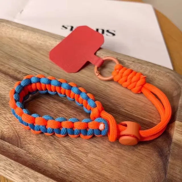 Handwoven Phone Wrist Strap – Anti-Drop Lanyard for Outdoor & Sports