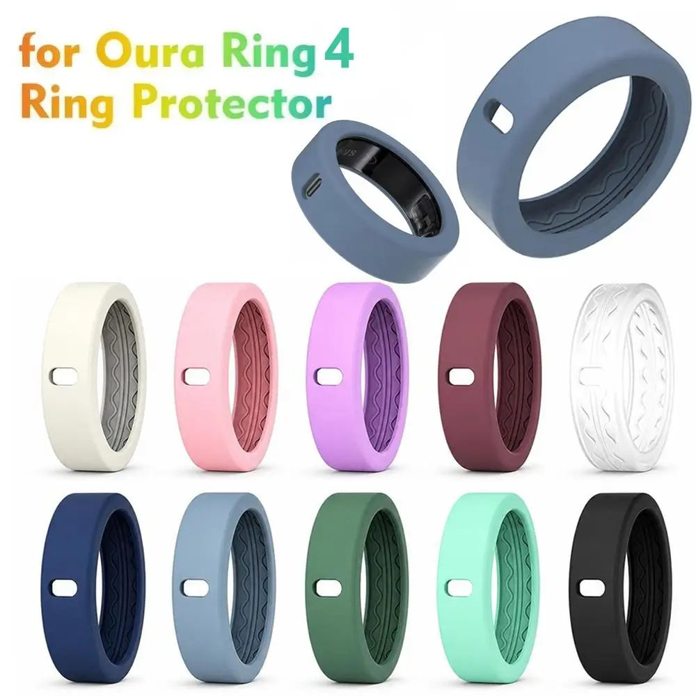 Silicone Protective Case for Oura Ring 4 – Anti-Fall, Anti-Scratch, Dustproof Cover