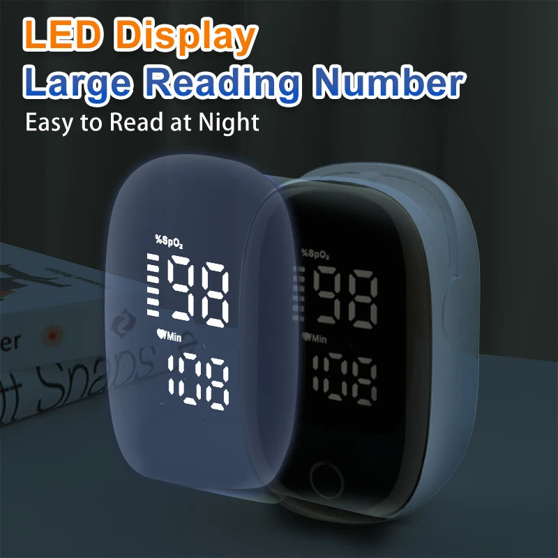 Fingertip Pulse Oximeter – Blood Oxygen & Heart Rate Monitor