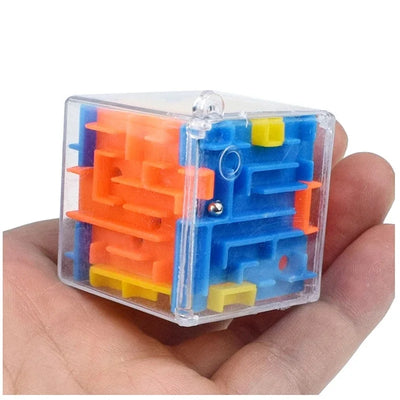 3D Maze Magic Cube – Transparent Puzzle Stress Reliever