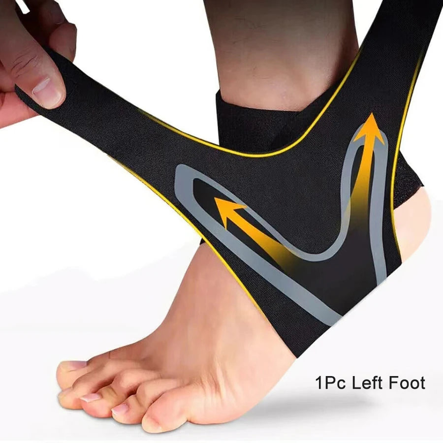 Ankle Brace Support Sleeve — Breathable Compression for Sports