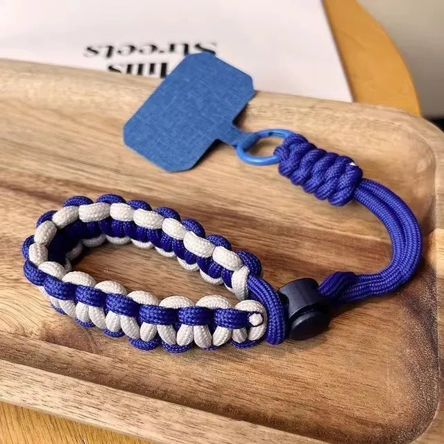 Handwoven Phone Wrist Strap – Anti-Drop Lanyard for Outdoor & Sports