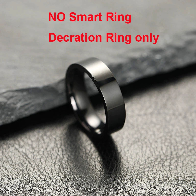 Smart Ring with HD Screen – Heart Rate Monitor, 5ATM Waterproof, TikTok Control