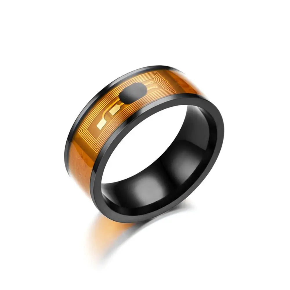 NFC Smart Ring for Women – Rhinestone Fashion Ring, Waterproof, Android Compatible