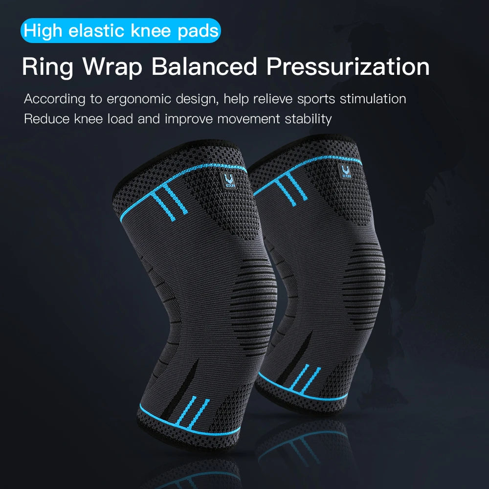 Compression Knee Support Sleeve — Elastic Brace for Sports