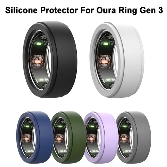 Silicone Protective Case for Oura Ring Gen 3 – Anti-Scratch, Sweat-Resistant Cover