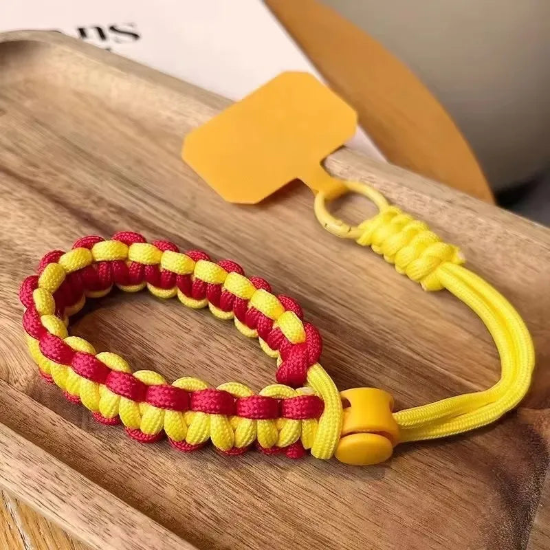 Handwoven Phone Wrist Strap – Anti-Drop Lanyard for Outdoor & Sports
