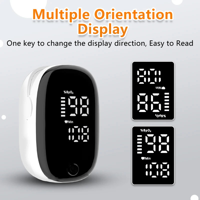 Fingertip Pulse Oximeter – Blood Oxygen & Heart Rate Monitor