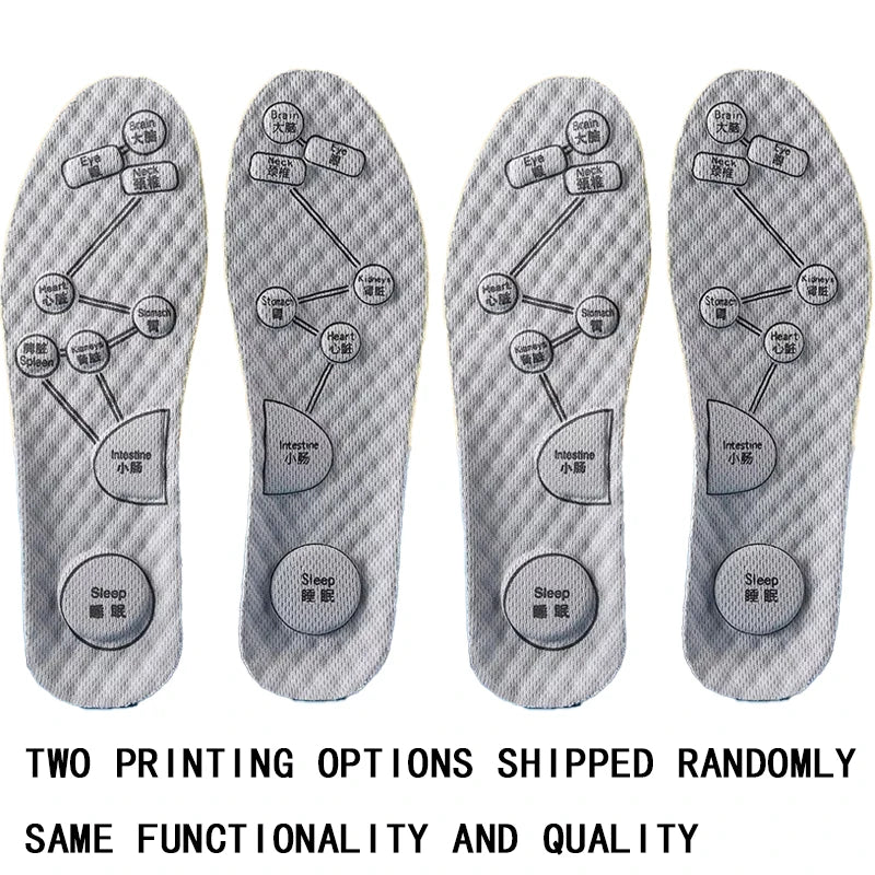Acupressure Foot Insoles – Breathable Orthopedic Shoe Sole for Men & Women