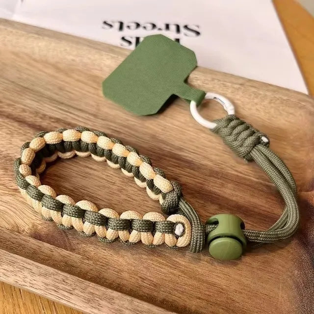 Handwoven Phone Wrist Strap – Anti-Drop Lanyard for Outdoor & Sports