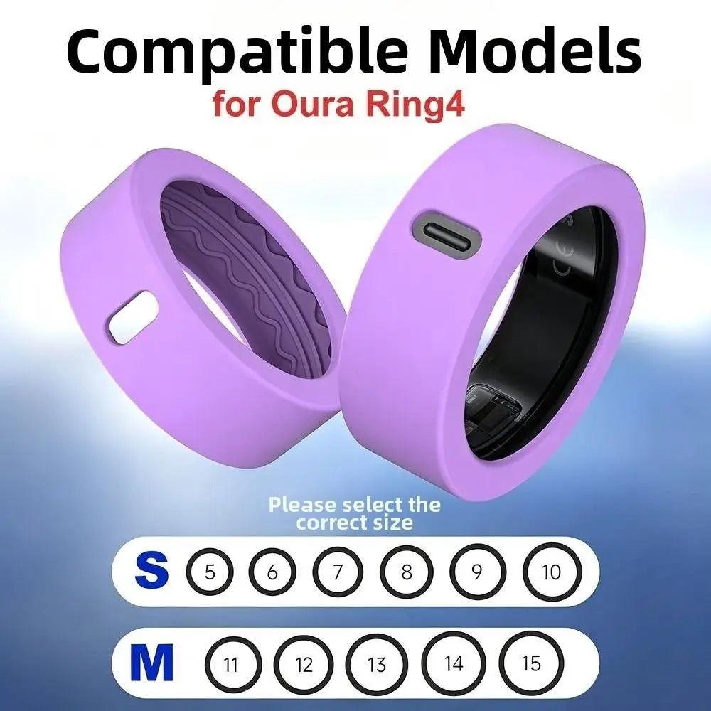 Silicone Protective Case for Oura Ring 4 – Anti-Fall, Anti-Scratch, Dustproof Cover