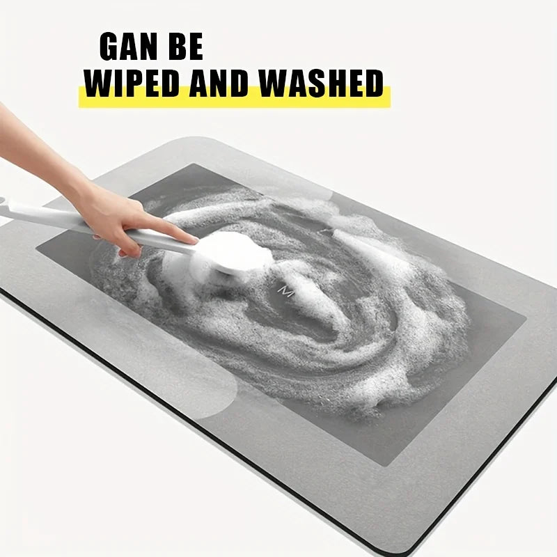 Diatomaceous Earth Bath Mat – Fast Drying Non-Slip Floor Mat