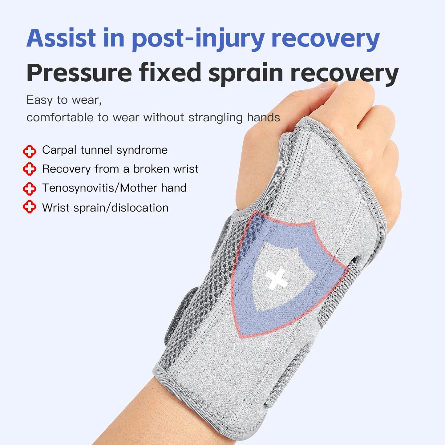 Wrist Brace with Splints – Carpal Tunnel, Arthritis & Sprain Support
