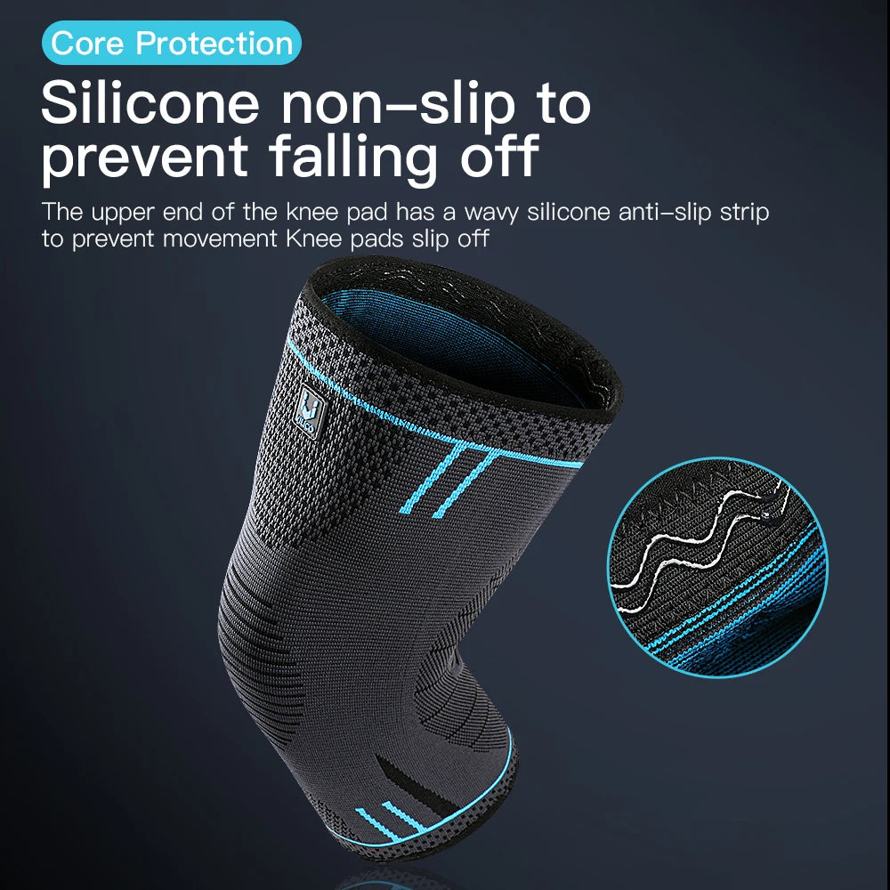 Compression Knee Support Sleeve — Elastic Brace for Sports