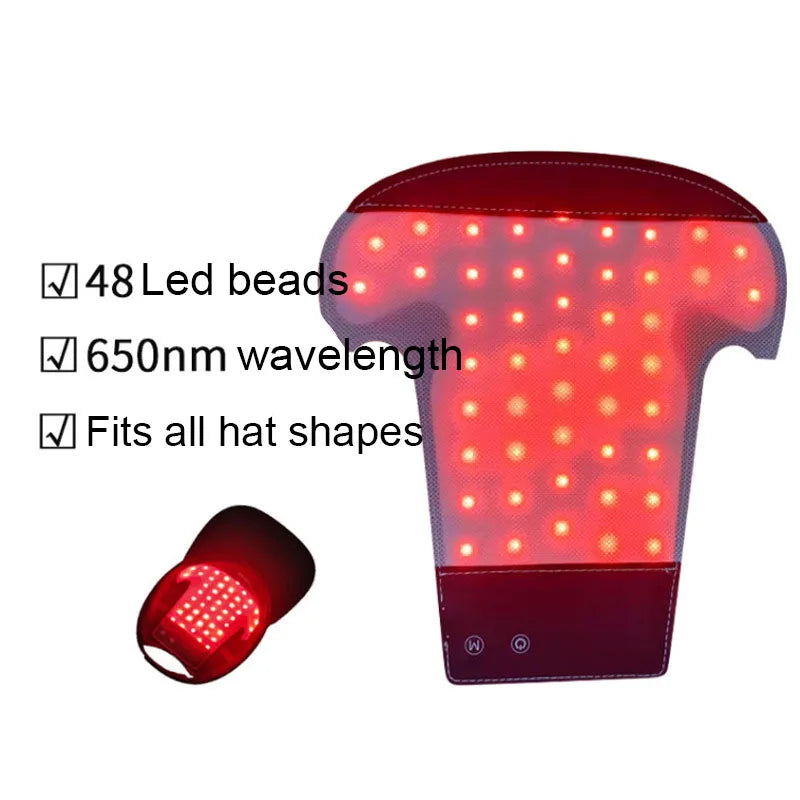 LED Red Light Therapy Hair Growth Cap – Laser Helmet for Hair Regrowth
