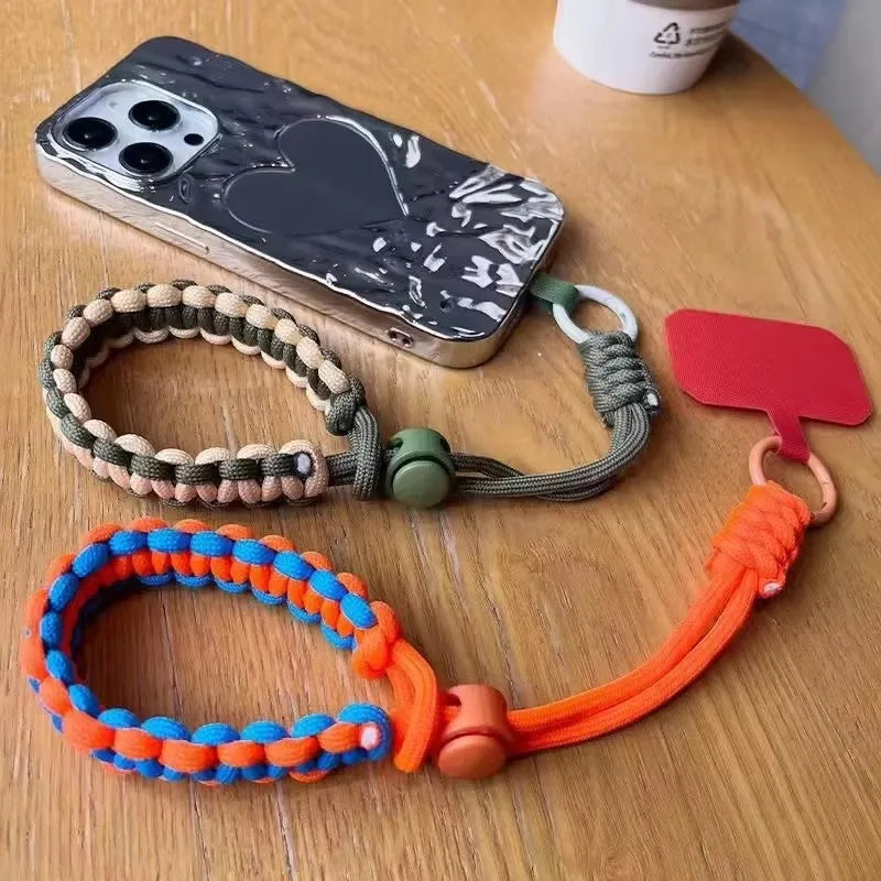 Handwoven Phone Wrist Strap – Anti-Drop Lanyard for Outdoor & Sports
