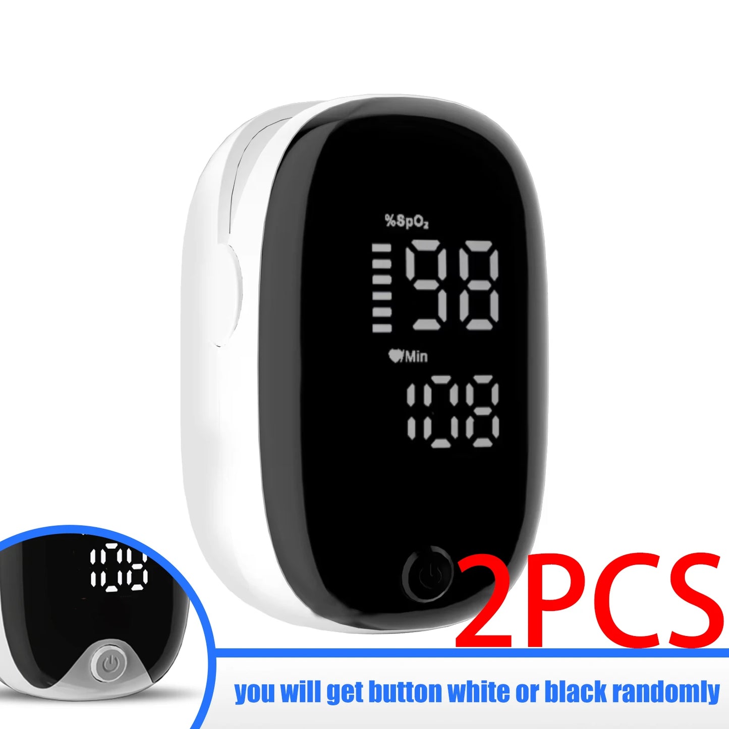 Fingertip Pulse Oximeter – Blood Oxygen & Heart Rate Monitor