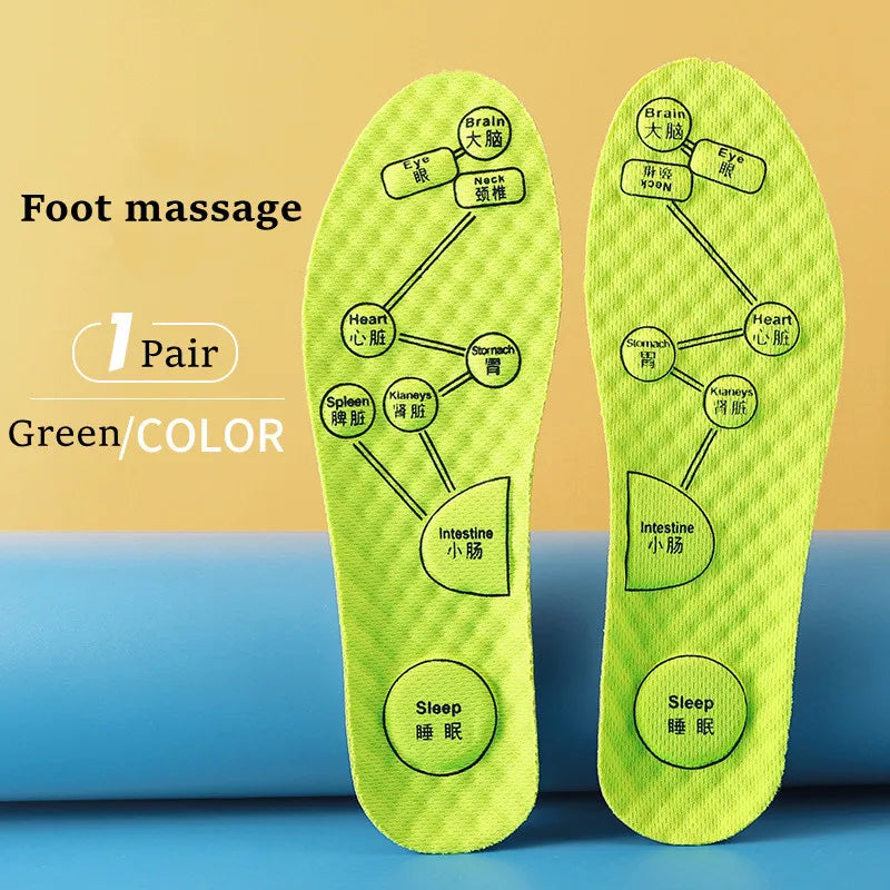Acupressure Foot Insoles – Breathable Orthopedic Shoe Sole for Men & Women