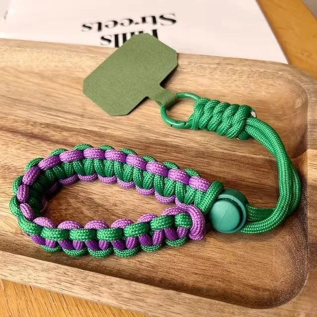 Handwoven Phone Wrist Strap – Anti-Drop Lanyard for Outdoor & Sports