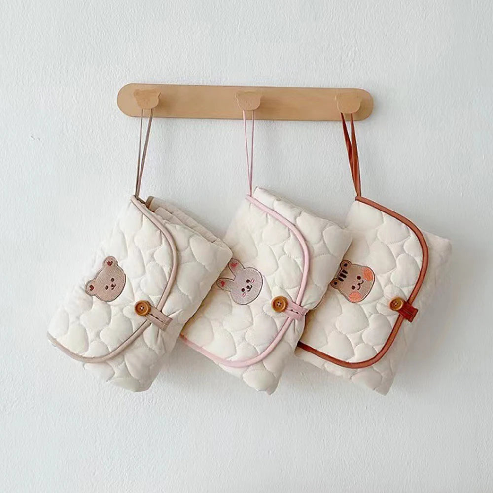 Foldable Baby Diaper Changing Pad — Portable Waterproof Mat
