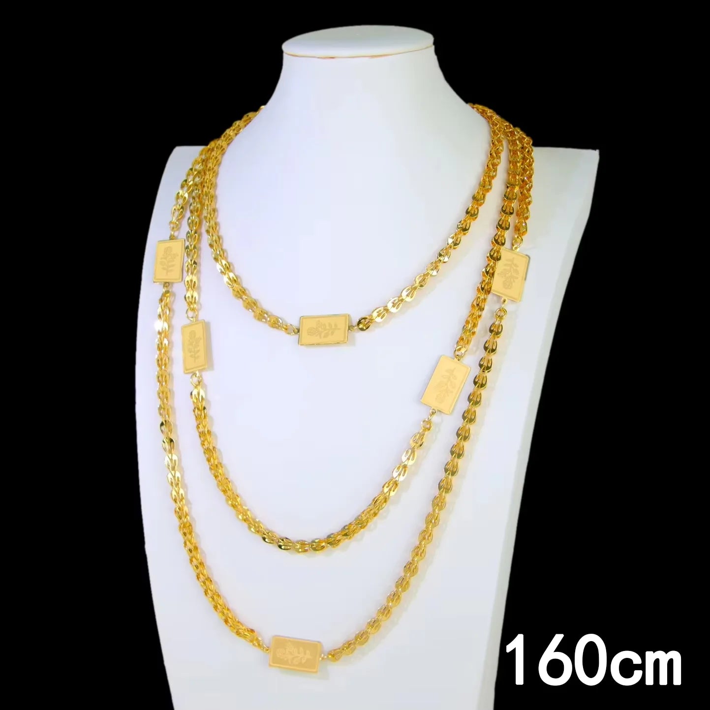 Dubai 21K Gold Plated Turkish Vintage Coin Chain Necklace