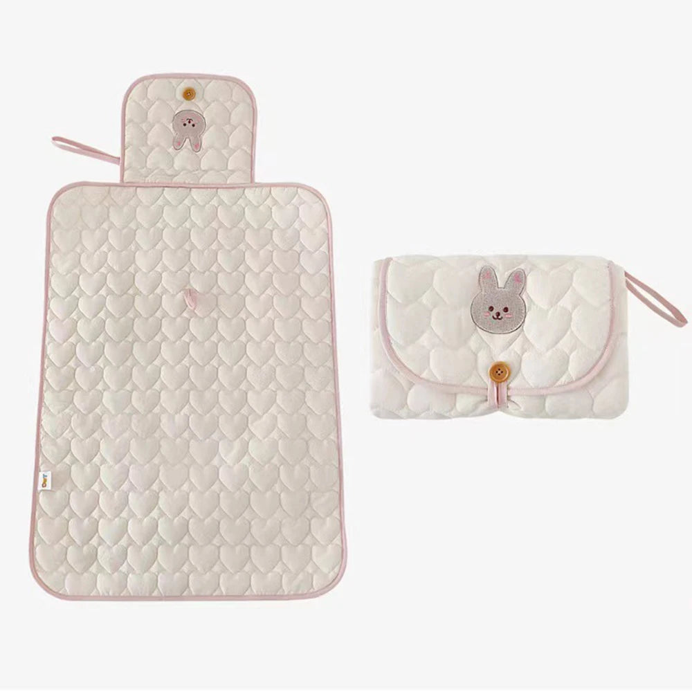 Foldable Baby Diaper Changing Pad — Portable Waterproof Mat