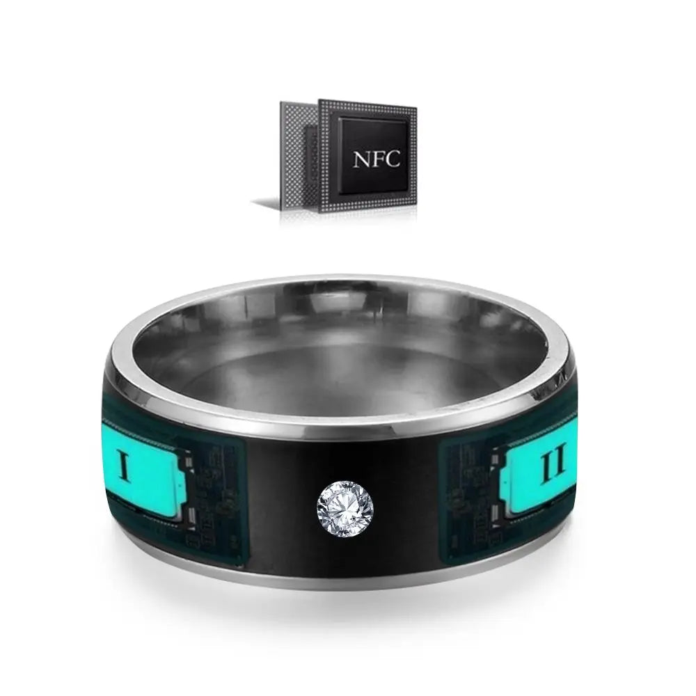 Fashion NFC Smart Ring – Waterproof Intelligent Wearable for Android, Unisex