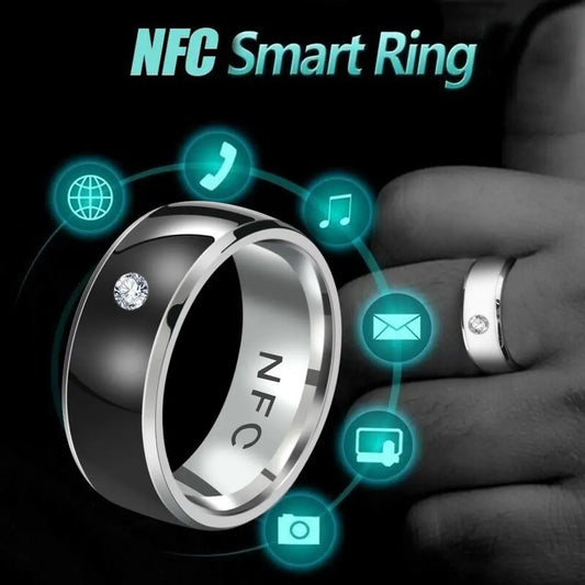 Fashion NFC Smart Ring – Waterproof Intelligent Wearable for Android, Unisex